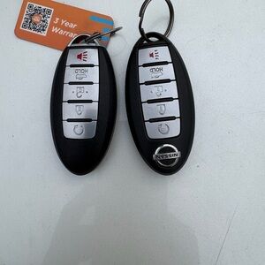 Black and Silver Key Fob